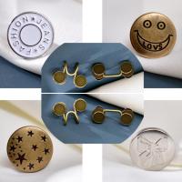 牛仔裤腰改小免缝裙子大可拆卸改腰围收裤腰纽扣防走光胸针固定 8号完美组合 4颗纽扣风纪扣2套