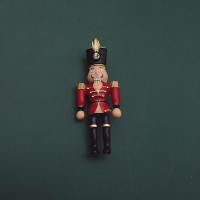 新品 复古高档胸针文艺可爱日系毛衣西装防走光配饰别针扣 胡桃夹子胸针