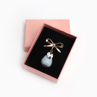 创意可爱胖嘟嘟的小企鹅胸针 立体徽章胸章扣针学生女鞋包包配饰 [胖嘟嘟的企鹅]礼盒装