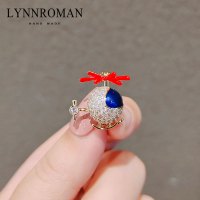胸针可爱日系ins潮迷你直升机图案防走光扣别针个性固定衣服扣针 LY519胸针-蓝色小飞机款