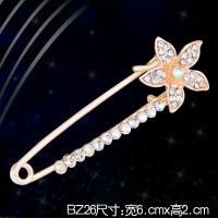 胸针别针衣服固定扣裙子收腰神器裤腰大改小收腰扣开衫防走光配饰 白色 BZ26胸针