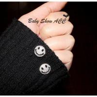 可爱微笑笑脸领针领扣迷你小胸针防走光扣女闺蜜礼物袖扣配饰 单只出售-