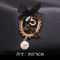 韩国新款时尚胸针 女韩版复古别针扣胸针徽章 围巾披肩扣胸花女 L245