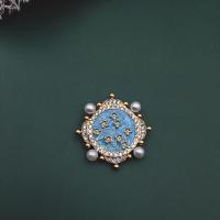 梵高的梦幻星空 复古油画感大自然向日葵珍珠胸针胸花大衣配饰女 梵高的杏花胸针