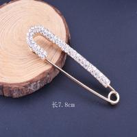 买3送1情侣精致别针 毛衣开衫裙子收腰扣针 百搭大别针搭配女 金色大号