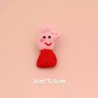 青蛙胸针女胸花可爱日系徽章卡通胸章装饰别针毛绒公仔书包配饰 #530