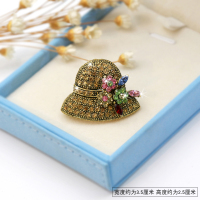 韩国帽子胸针女可爱日系创意高档百搭大衣丝巾扣别针装饰配饰品潮 1号胸针款