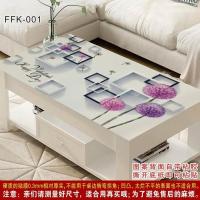 家具贴膜梳妆台贴纸桌子台面桌面保护膜玻璃茶几桌膜防水防烫自粘 高级PVC贴膜:FFK-001 180x90cm