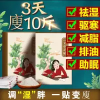老北京排毒祛湿减脂艾草去湿气重睡眠调理宫寒艾灸叶脚贴