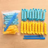 卷发神器不伤发卷发器懒人塑料卷空气刘海卷发筒内扣蜗牛卷发棒 波浪卷18长