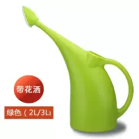 小象型大容量长嘴浇花壶绿植喷水壶浇水壶浇花喷壶洒水壶园艺家用 3L果绿色(带花洒)