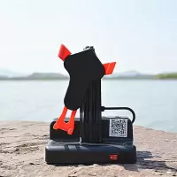 无磁摇步器静音手机微信计步器摇摆器刷步神器步数运动走步刷步数 大红色