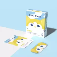 蒸汽眼罩缓解眼疲劳去黑眼圈热敷眼罩男女睡眠可爱遮光发热贴 黄猫舒缓款1盒7片装