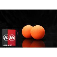 怪兽制造健身筋膜球花生球肌肉放松按摩球瑜伽足底背部肩颈椎经络 橘色 送收纳袋