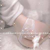 妲己想暴击:要了命 情趣性感开档蕾丝内裤免脱交叉三角裤丁字裤女 白色 均码