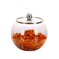 加厚酱菜咸菜缸腌咸菜坛子酱菜坛子玻璃缸酸菜坛储物罐透明家用 加厚20斤水容量