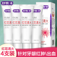 [2支装]成人牙膏红花清火去口臭去牙渍美白支套装 红花清火牙膏120g*4支
