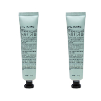 小苏打美白口气清新去黄去口臭牙垢亮白护理防蛀静态 白色2支装[官方正品] 100g