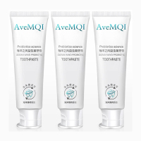 益生菌牙膏去黄牙垢亮白渍美白口气清新去口臭家庭实惠装 3支*100克 100g