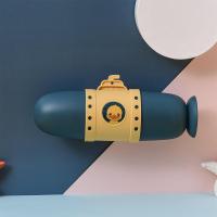 漱口杯网红款ins风牙刷杯女可爱学生洗漱杯少女牙缸牙具杯牙刷盒 潜水艇蓝色