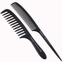 大齿梳防静电宽齿梳理发店卷发烫发专用梳子家用尖尾梳卷发梳长发 06820加0713
