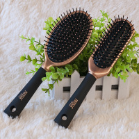 气囊梳气垫头部按摩经络家用梳脱发卷发男专用顺发梳子 拍长条梳送椭圆梳(无包装盒)