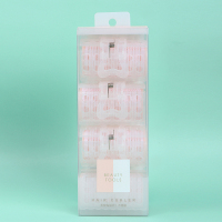 专业果冻色卷发器女刘海自动卷发筒塑料大波浪 4个装小号-专业果冻色卷发器