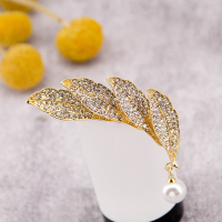 2020年新款网红韩国发饰发夹女后脑勺头饰发卡小号水钻头发夹子春 金色