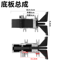 手动瓷砖切割机推刀配件 齐全 压块压皮手杆底板总成轴承刻度尺 底板总成整套