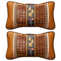 竹凉枕头冰丝凉席麻将茶叶枕夏季学生宿舍单人床夏天凉爽成人一对 沁凉麻将枕(两个)