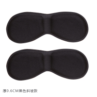 休闲鞋防掉3d男鞋贴耐磨皮鞋防磨脚防滑贴合男士脚后跟舒适4d神器 黑色斜坡款4双