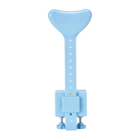 儿童写字坐姿矫正器小学生写作业防近视坐姿纠正器书桌款预防驼背 天蓝色