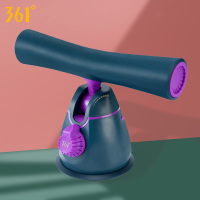 361度仰卧起坐辅助器家用多功能健身器材吸盘式卷腹运动固定脚器 [升级款]紫罗兰(超强吸力/按钮调节)