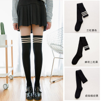 长筒袜jk袜子女过膝袜小腿中筒高筒袜ins潮春秋夏瘦腿薄款 [款]时尚黑色3双装 [均码3双]收藏加购 优先发货