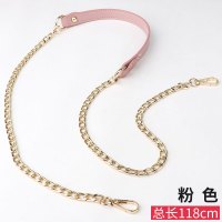斜跨肩带减压带包带配件链条单买背包带斜挎包小包背带替换带 粉色(总长118cm)