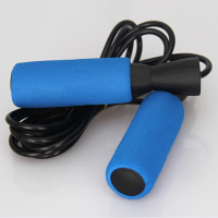 男女轴承比赛健身器材学生成人瘦身运动跳绳 不计数0700蓝柄黑绳
