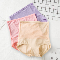 产后收腹内裤女高腰骨盆收腰瘦身裤塑身收肚腩提臀收盆骨收胯束腰 肤色+粉色+紫色 L