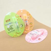 儿童/学生婴幼儿润唇膏果香水润滋养滋润保湿清爽无色口红 三支(草莓+苹果+香橙)