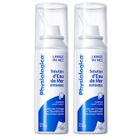 法国深海盐水鼻腔喷雾儿童成人洗鼻水生理海盐水喷雾 鼻喷100ml[2瓶]