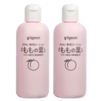 桃子水芦荟水桃叶婴儿爽身露保湿露夏季桃叶去痱,爽滑舒适 两瓶装