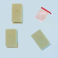 手工皂艾草薄荷孕妇婴儿除螨虫卸妆去黑头祛痘美白洗脸男女洁面 艾草薄荷皂两块