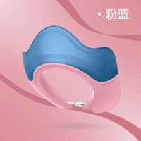 宝宝洗头神器硅胶婴儿童防水护耳幼儿小孩洗澡洗头发浴帽子可调节 [第三代防回流设计]皇冠-蓝色(硅胶 可调节