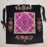 云贵川特色老式 (薄款) 四方绣花翻领背带育儿背巾[4月30日发完] 四方绣花十字绣 平绒绣花