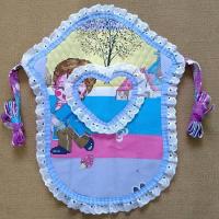 2020特卖 用云南贵州传统老式宝娃婴背巾衫背被小孩子背带前抱 小树房子花