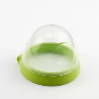 可么多么奶瓶盖可么多么奶瓶配件盖子 comotomo奶瓶盖帽非原装 奶瓶盖+绿色中间环(可么多么奶瓶专用