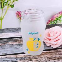 宽口玻璃奶瓶瓶身160新生婴儿PPSU防摔奶瓶240ml配件 贝亲硅胶涂层瓶身160ml苹果图案