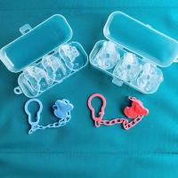 婴幼儿安抚奶嘴安睡型超软新生儿硅胶奶嘴止哭断奶安慰奶嘴防掉链 随机6个+盒子2个+防掉链2个