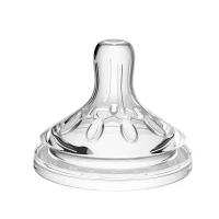 通用新安怡奶嘴飞利浦自然原生顺畅奶瓶新生婴儿宽口径奶嘴非原装 自然原生奶嘴(买2送1) 1孔(0-3个月)