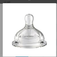 奶嘴/鸭嘴/直吸嘴 标准/宽口径新生儿宝宝通用防胀气奶嘴 +码六只装