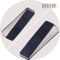 移动阻门器顶门器免打孔门吸家用门塞堵门档防盗门防撞固定器门碰 钢拉丝